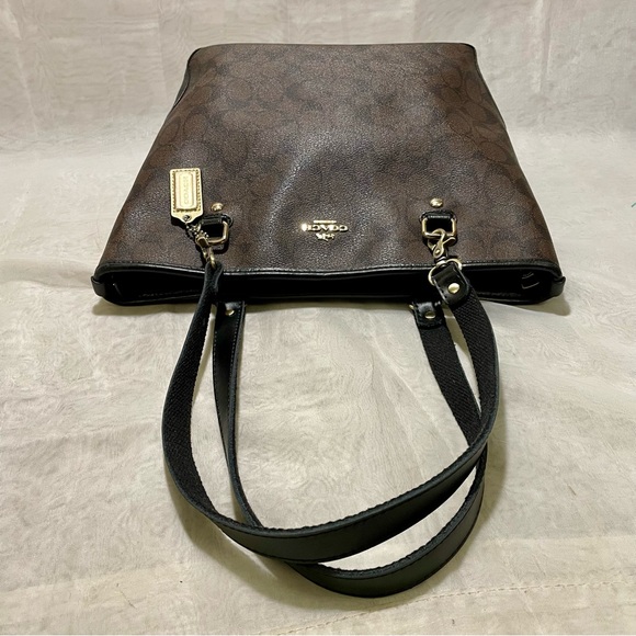 Coach Zip Top Signature Tote - Picture 8 of 15